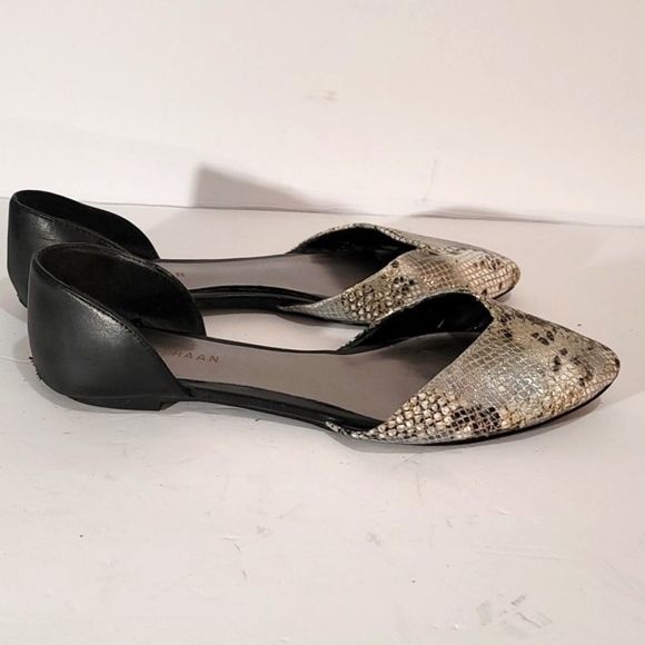 Cole Haan Shoes - 𝅺Cole Haan Women's Snake Embossed  Flat